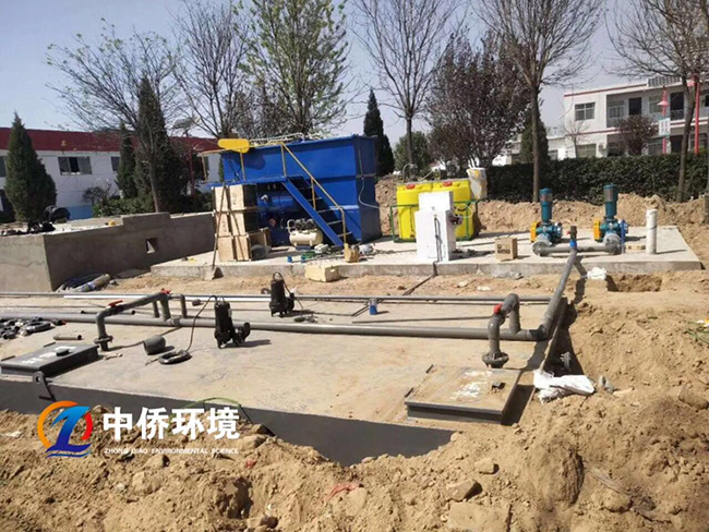 屠宰污水處理工程安裝現場